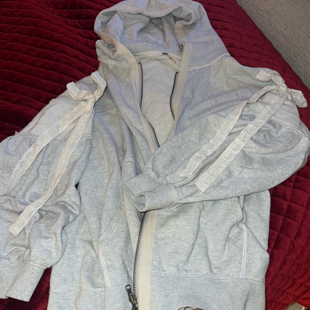 FREE PEOPLE Bow Girl Sweatshirt